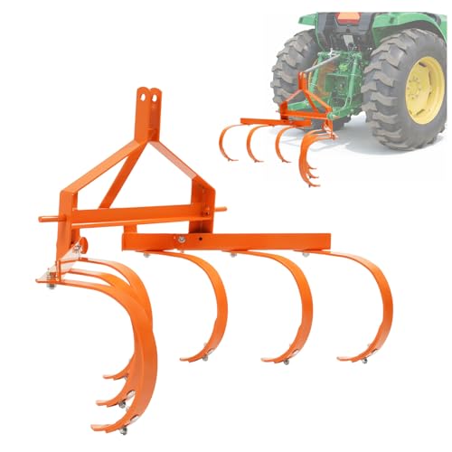3 Point Cultivator for Category 1 Tractors 25-35 HP with 6 Spring Shanks