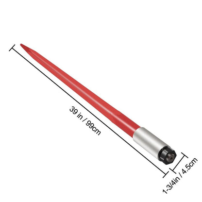 Replacement for 2pcs Hay Bale Spear 39" 3000 lbs Capacity Spike Fork for Tractors Loaders OEM