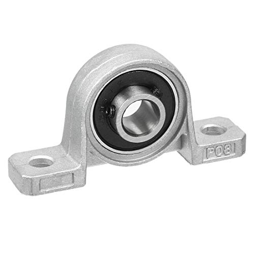 KP08 8mm Bore Zinc Alloy Inner Ball Mounted Pillow Block Pack of 4