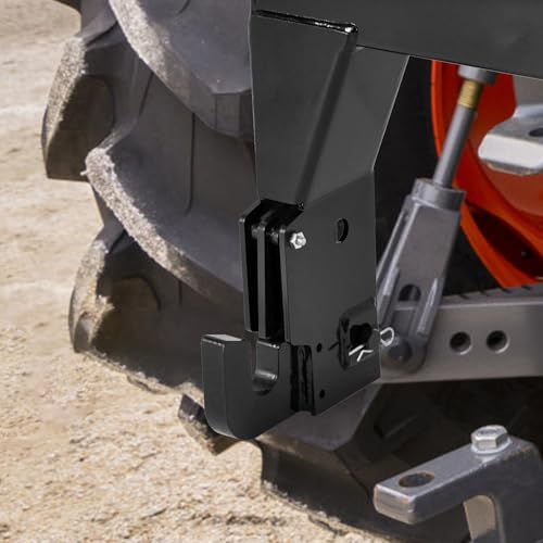 Category 1 Tractor Quick Hitch – 3-Point Hitch Attachment, 3000 LB Capacity, Green Powder Coat, No Bushings Needed