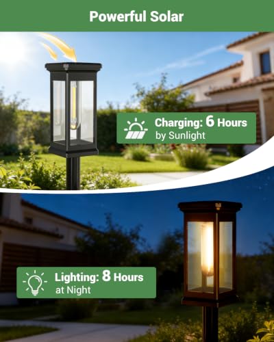 Garden Hose Holder with Solar Light, Freestanding Hose Stand for Outside - color: Carbon Black-with Solar Light