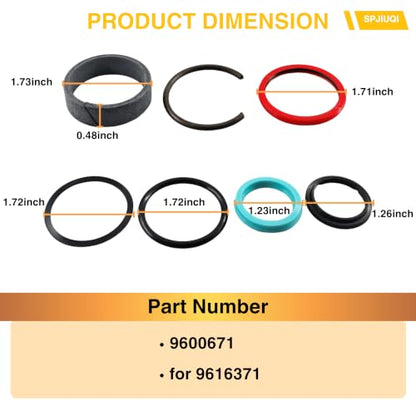 Bucket Cylinder Seal Kit - for Ford New Holland 7108, 7308, 9600671