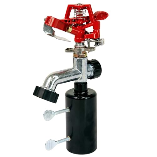 CHAPIN 4984 T-Post Impact Sprinkler, 360-Degree Coverage up to 85 Ft