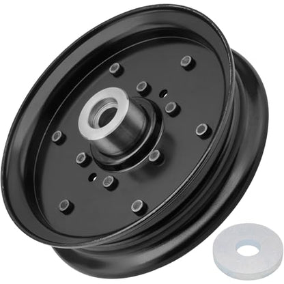 Flat Idler Pulley (126124 604231) Fits Hus tler Rap tor 52" 937763 937813 938597 937854 937755 Rap tor Flip Up Rap tor SD 48" 54" 60" 938688 280-811 938035 939207 938696 939181 Lawn Mowers - color: 126124 604231
