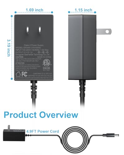 21V Charger for FlowZone Zephyr Flow Compatible with FlowZone 18V / 2.6Ah Backpack Sprayer Battery Packs Replacement Power Cord