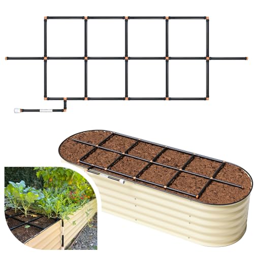 Garden Grid 2x6 | Garden Irrigation System for Raised Beds | Cornerless - size: 2x6, style: Cornerless