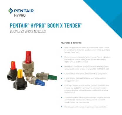 PENTAIR HYPRO XT024-GIOKIT X Tender Boomless Yellow Nozzle Part Kit