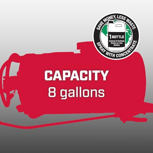 CHAPIN 97084 8-Gallon ATV/UTV Sprayer with 12V Pump & 15-Ft Hose - size: 8 Gallon, 12V