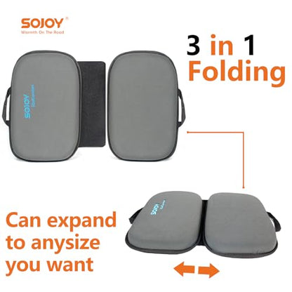 Sojoy 3 in 1 Gel Seat Cushion (Darkgray) - color: Darkgray