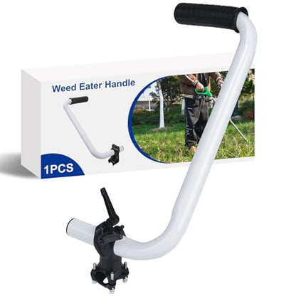 Upgraded Weed Eater Handle, Ergonomic String Trimmer Handle Grip - color: White