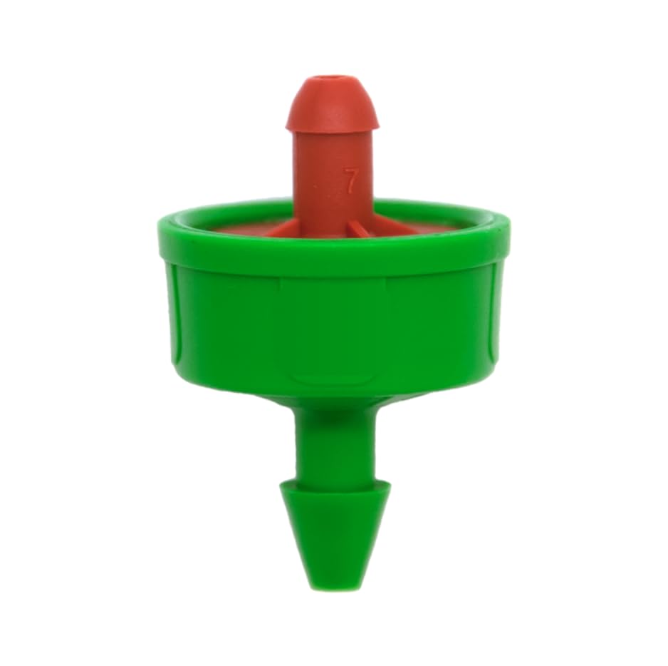 One Stop Outdoor Drip Irrigation Kit - 50-Pack, 2 GPH Pressure Compensating Drippers, Easy Cleaning, Hose Compatible - style: No-Drain 2 GPH
