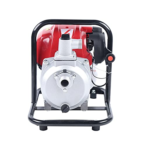 1inch 4-stroke Gas Powered Water Transfer Pump, 1.6HP 38CC 8000L/h