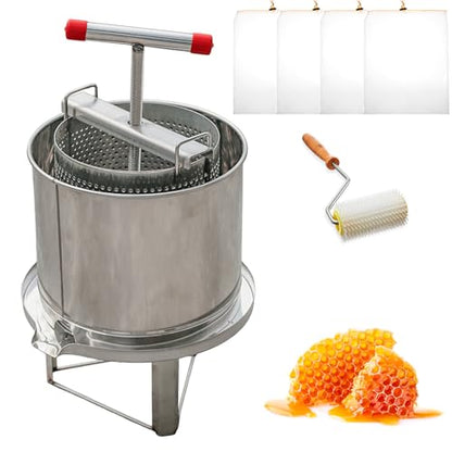 Honey Press Extractor Machine, Manual Honey Spinner Extractor Kit