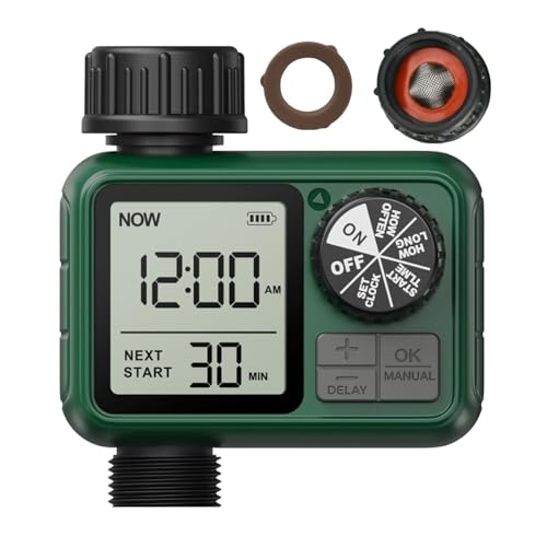 Water Timer for Outdoor Garden Hose, Sprinkler Timer for Garden - style: 1 Outlet