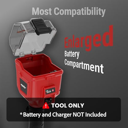 Cordless Stick Water Transfer Pump Compatible with Milwaukee 18V Battery - color: Red