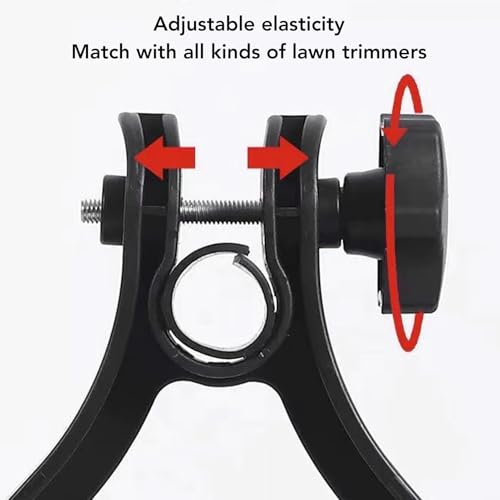 String Trimmer Attachment Wheel, Sturdy ABS Support Wheels for Lawn Trimmer – Quick Installation Auxiliary Wheel for Walk Behind Brush Cutter Gardening Tool