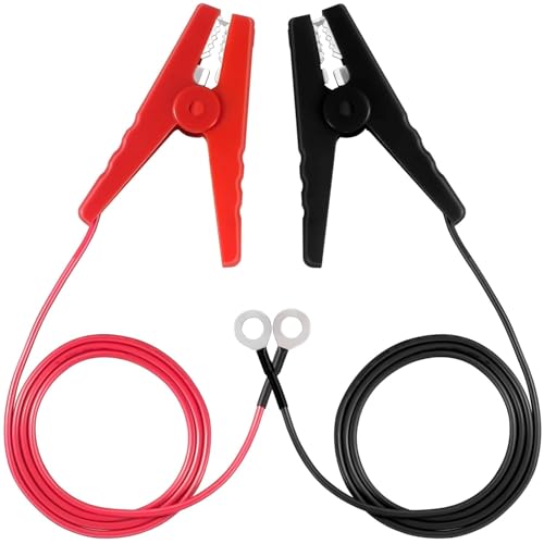 Electric Fence Lead Wire Connector, 18AWG Alligator Clip Set, 6Ft - style: 6FT Wire