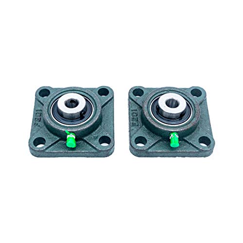 FKG UCF201-8 Pillow Block Bearing 1/2" inch Inside Diameter, Set of 2