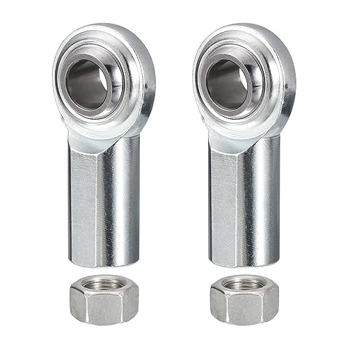 CF7 Rod End Bearing Heim Joints, 7/16 x 7/16-20 Right Hand Female Thread Heim Joint with Jam Nuts 2pcs - size: 7/16"