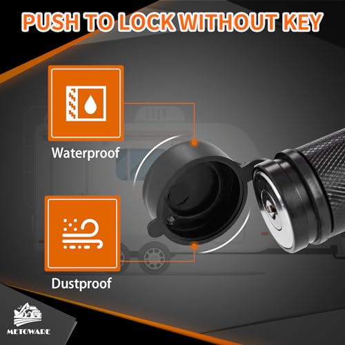METOWARE Trailer Hitch Lock, Fit 2"-3-1/2" Class III/IV/V Receiver, 4 Pack - size: 4 Pack