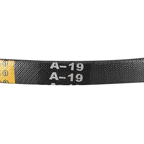 uxcell A19 Drive V-Belts 19" Lp, 13mm W, 8mm THK, JIS Standard 2pcs - size: 19"
