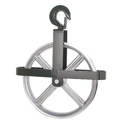 POPMOON Scaffold Hoist Pulley 12" Scaffolding Wheels Aluminum Pulley Wheel