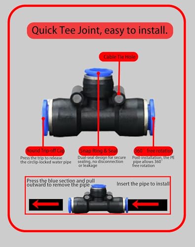 360° Adjustable Drip Irrigation System – Garden Watering Sprinkler System - size: 165 FT