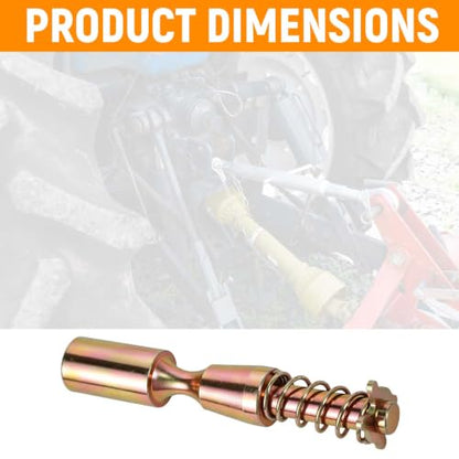 Gosknor Heavy Duty Quick Release PTO Coupler, 45 Steel Tractor Adapter