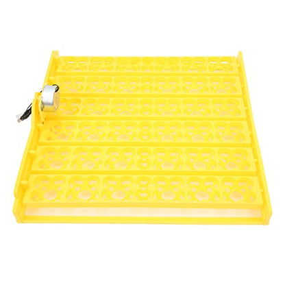 Akozon 156pcs Fully Automatic Egg Incubator Tray Durable Plastic Egg Turner for Chicken, Duck, and Quail (110V)