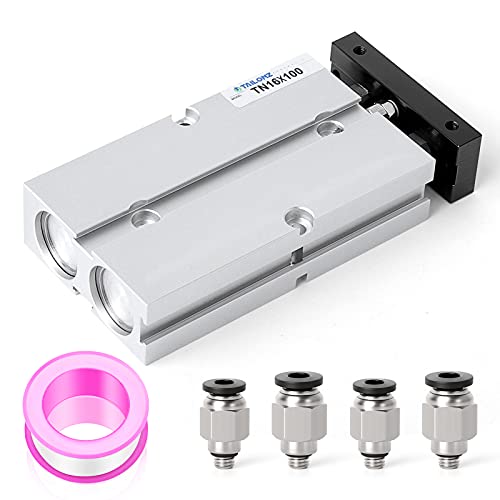 TAILONZ TN16-100 16mm x 100mm Double-Rod Cylinder - size: Bore:16mm Stroke:100MM