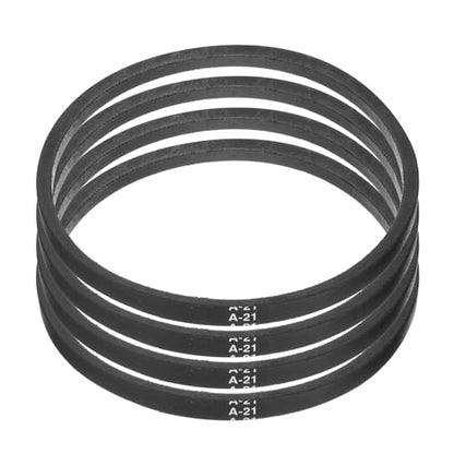 uxcell 4pcs A21 or 4L230 Classic Wrapped Rubber V-Belt, 21"(535mm) Inside Circumference, A Profile V Belt - size: A21