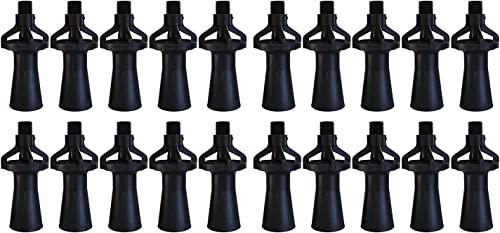 Eductor Nozzle - BSPT Fluid Mixing Eductors - Glass Reinforced Polypropylene - Minimal Maintenance and Clog Resistant Tank Mixing Agitation Nozzles - 1.0 inch (20 Count) - size: 1"BSPT, style: 20 Count