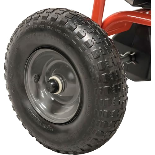 Agri-Fab 45-0462 Push Broadcast Spreader,Orange & Black,130-lb Capacity