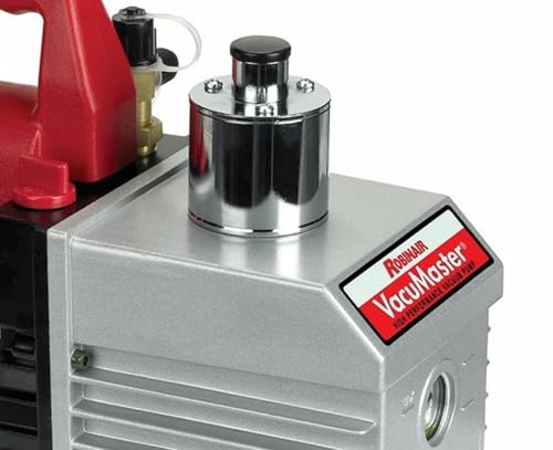 Robinair 15800 VacuMaster Economy Vacuum Pump - 2-Stage, 8 CFM, Chrome, Red/Silver