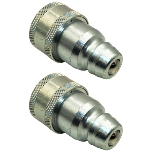 4060-4MB (2) New Hydraulic Coupler Adapters Pioneer to Fits John Deere Fits John Deere - style: Two Pack