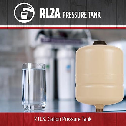 Red Lion RL2A,In-line Pre-Charged Well Pressure Tank, 2 gallon - style: 2 Gallon Inline