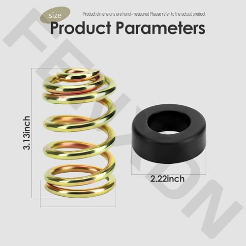 (4 Set of) 283516 Compression SEAT Spring & 422127-4 Cap for Grasshopper