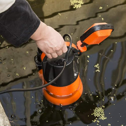 Prostormer 1HP 3700GPH Submersible Sump Pump with Automatic Float Switch - color: Orange