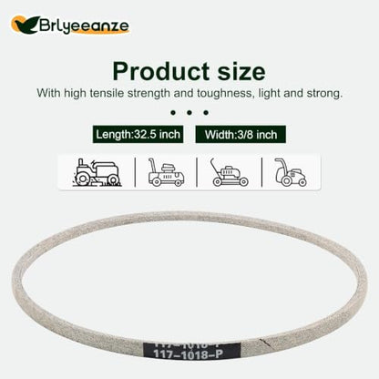 117-1018 Lawn Mower Drive Belt - size: 32.3"L x 0.38"W