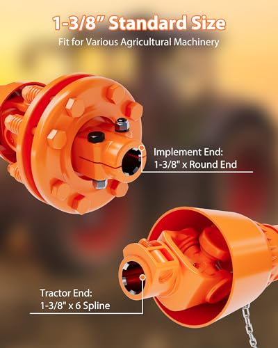 Takywep Series 4 Carburized Steel Tractor PTO Shaft 31.5-41"