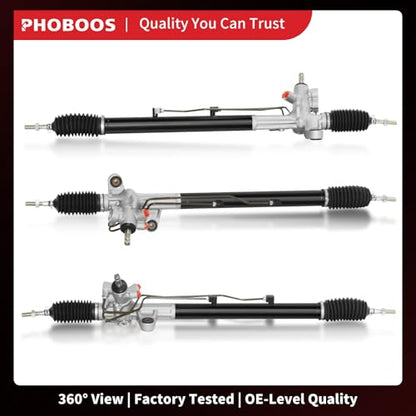 PHOBOOS Hydraulic Power Steering Rack and Pinion Assembly Compatible with Honda Accord 2003-2007 2.4L, Acura TL 2004-2006 3.2L & 2007-2008 3.5L, New Unit, Leak Resistance, Direct Fit, Ref. 26-2703 - size: 26-2703