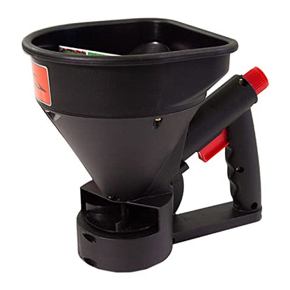 Brinly 5lb. All-Season Handheld Spreader with Easy-Fill Design for Seed, Ice Melt, & Fertilizer