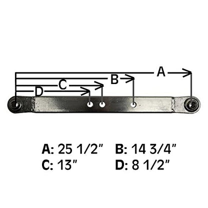 159328 3 Point Lift Arm - Category I - 25.5 in Long - Universal Fit
