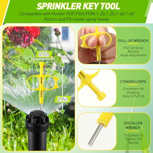 Sprinkler Head Tool Compatible with Hunter Rainbird Sprinkler Head