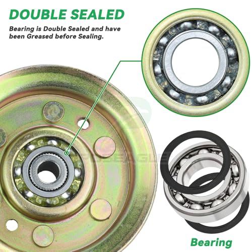 131494 Idler Pulley Craftsman for Craftsman 42" LT1000 LT2000 Deck - size: 1x173437