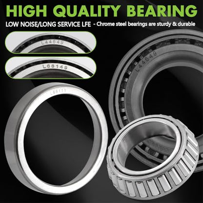 Jeemiter L44649 L68149 Trailer Bearing Kit 4 Sets 3500LB #84 Spindle Dexter - size: L44649 4Sets