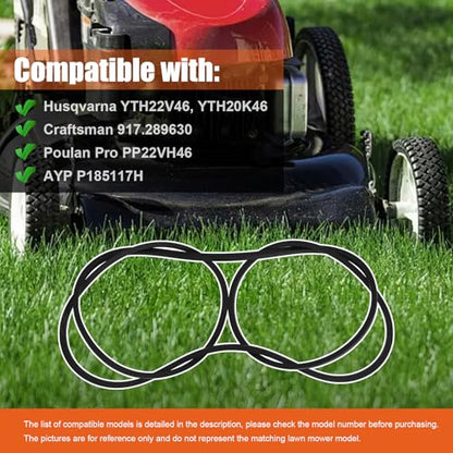 Podoy 405143 Deck Drive Belt 1/2" x 105.5", 46" Mower Deck Belt, 1 Pack