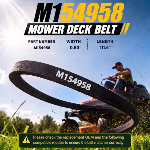 Aramid Cord Deck Belt M154958 - size: M154958