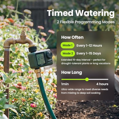 Garden Hose Sprinkler Timer 1 or 2 Outlet Programmable Controller - style: 1-Zone
