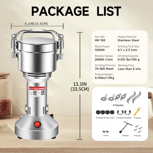 Electric Grain Mill Grinder